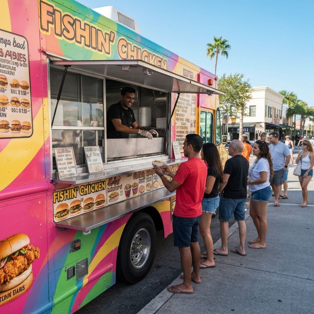 Dochos Concession And The Fishin Chicken Food Truck Tampa Fl